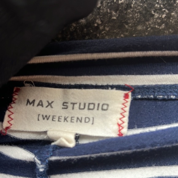 Max studio 💙🤍 palazzo pant size Large - Picture 6 of 7